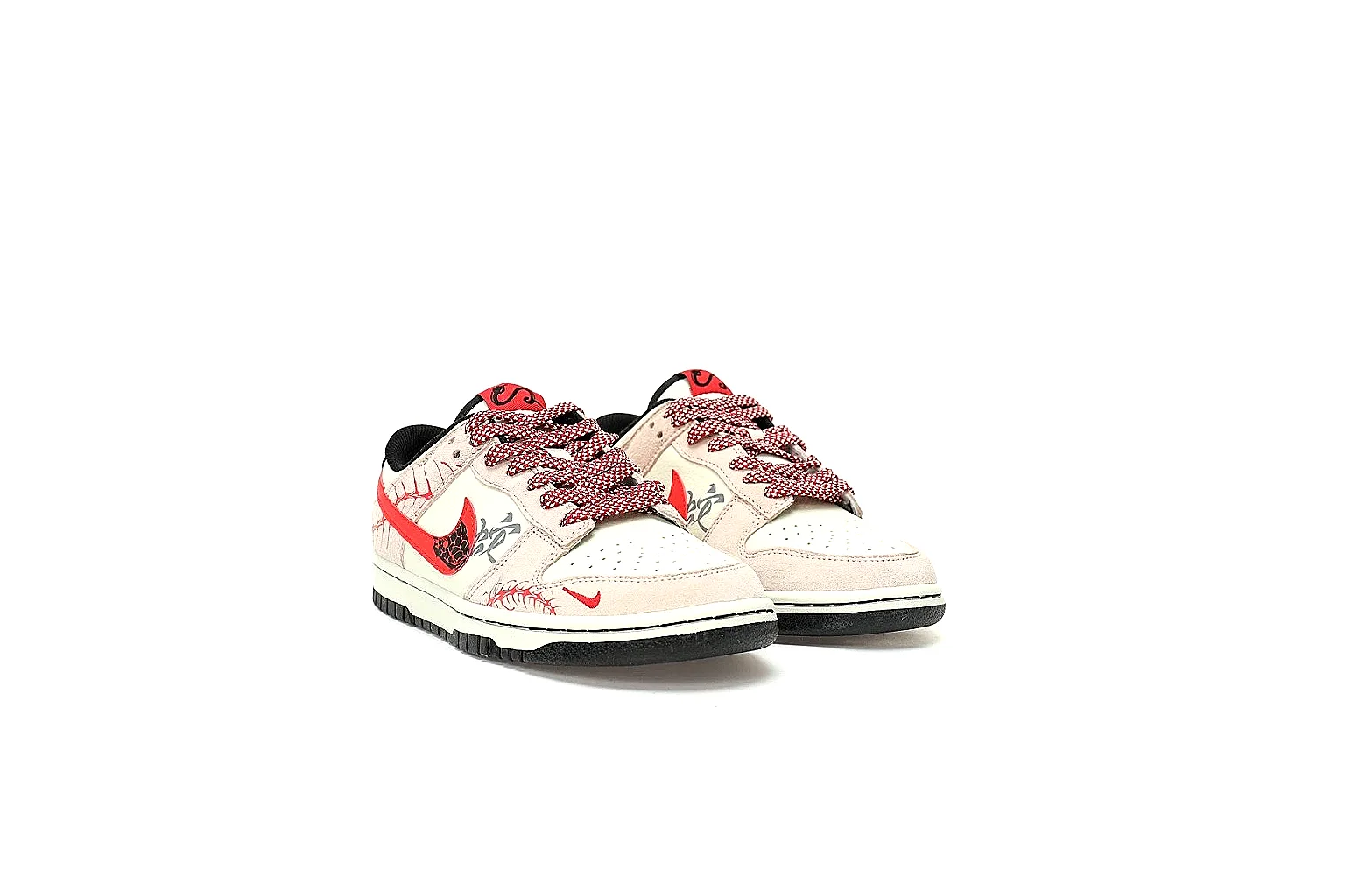 Kako Sheetbase record image for Nike White Red Low Court thumbnail 5