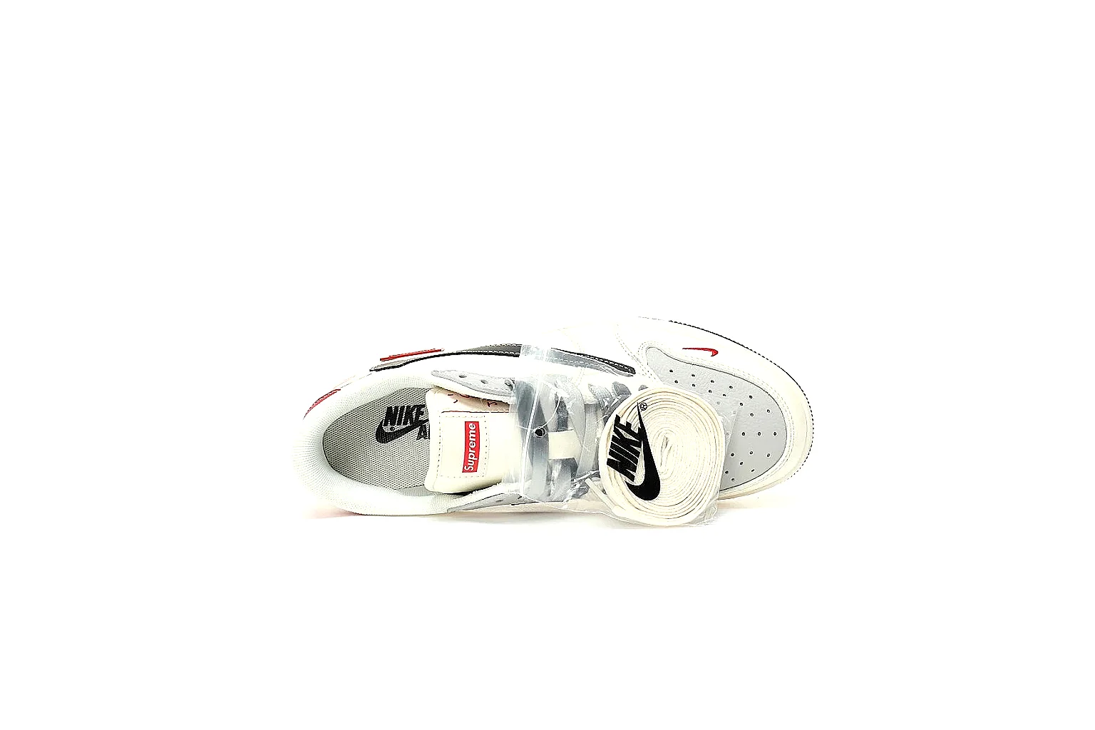 Kako Sheetbase record image for Nike White Red Low Court thumbnail 2