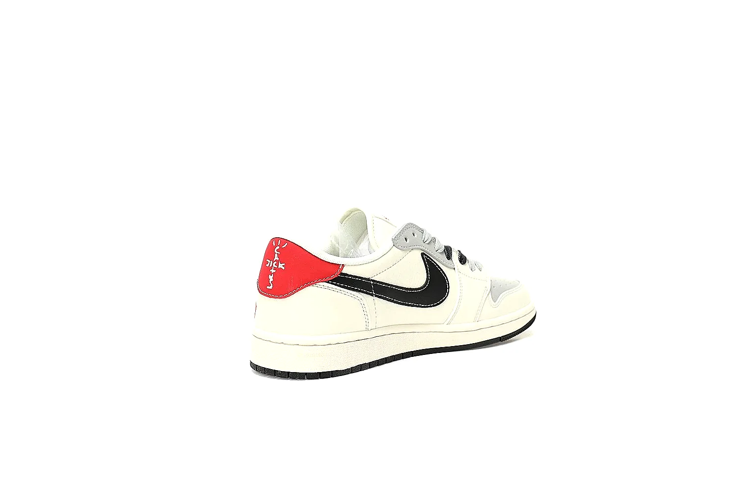 Kako Sheetbase record image for Nike White Red Low Court thumbnail 6