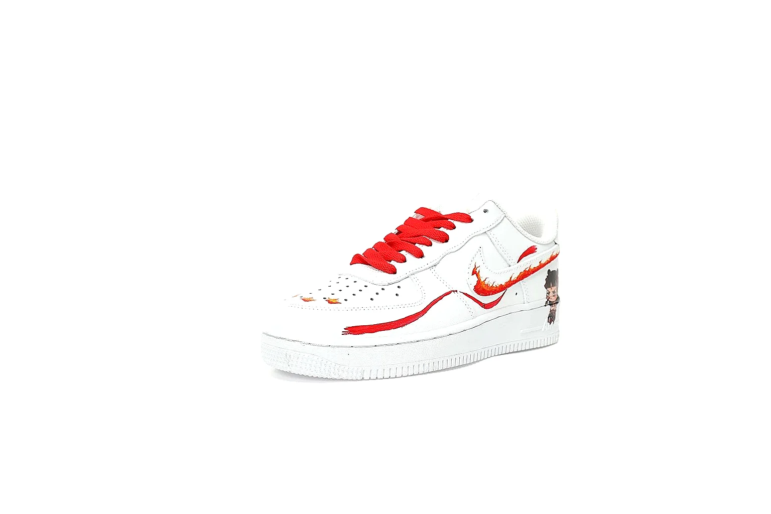Kako Sheetbase record image for Nike White Red Low Court thumbnail 6