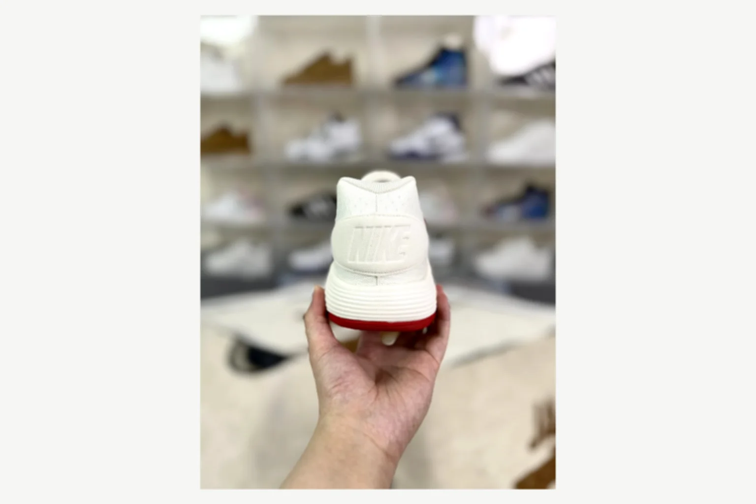 Nike White Red Swoosh Low Top spreadsheet record image SKU 1194923881 thumbnail 3