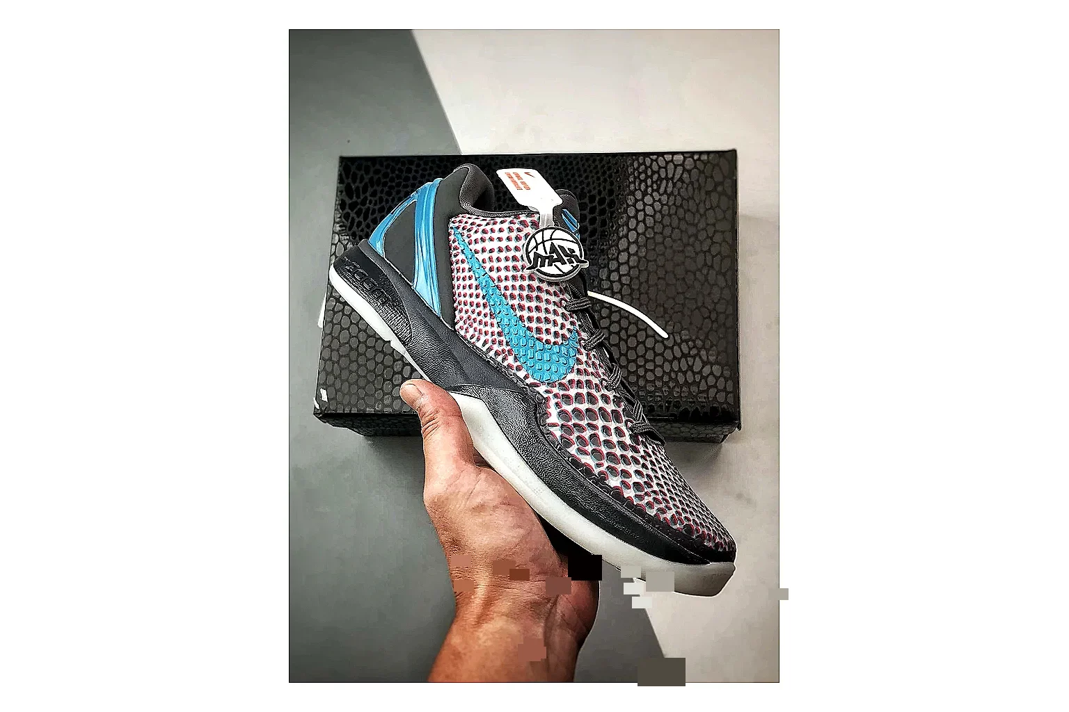 Nike Woven Runner Gray Teal spreadsheet record photo showing gray woven-mesh runner upper, teal accent details, modern runner shape, and cushioned sole