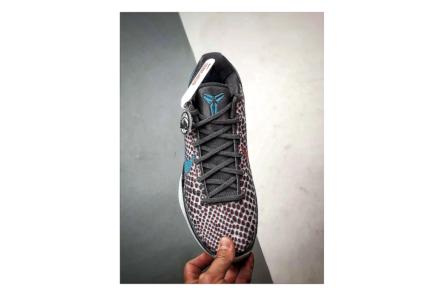 Nike Woven Runner Gray Teal spreadsheet record photo showing gray woven-mesh runner upper, teal accent details, modern runner shape, and cushioned sole thumbnail 6