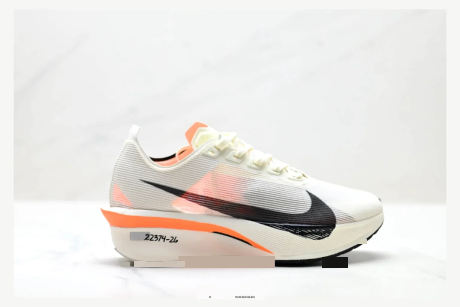 Nike ZoomX Vapor White Black Runner spreadsheet record image SKU 1182167424