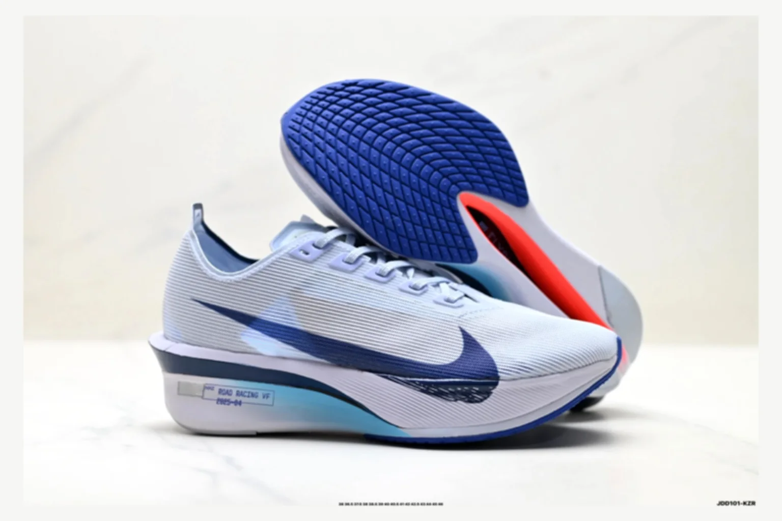 Nike ZoomX Vapor White Blue Runner spreadsheet record image SKU 1182167428