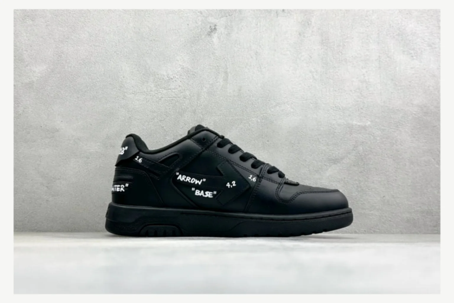 Off-White Black Text Low Top spreadsheet record image SKU 1182167422 thumbnail 6