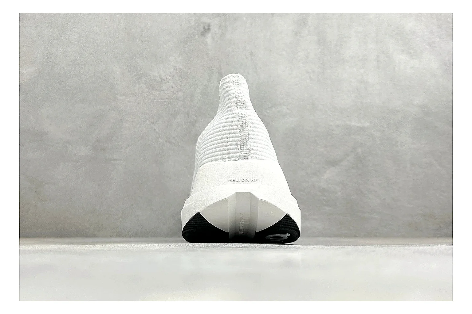 On Cloudboom White Black spreadsheet record photo showing white performance mesh, black contrast details, slim racing profile, and segmented CloudTec sole thumbnail 3