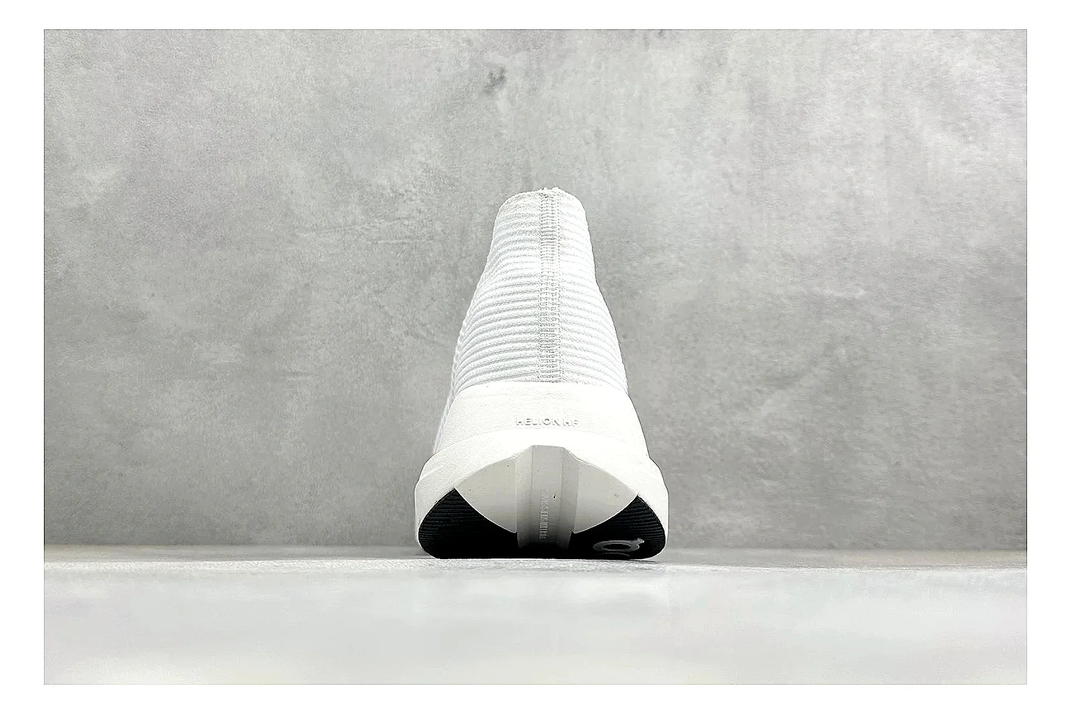 On Cloudboom White Peach spreadsheet record photo showing white performance mesh, peach gradient accents, slim racing profile, and segmented CloudTec sole thumbnail 3