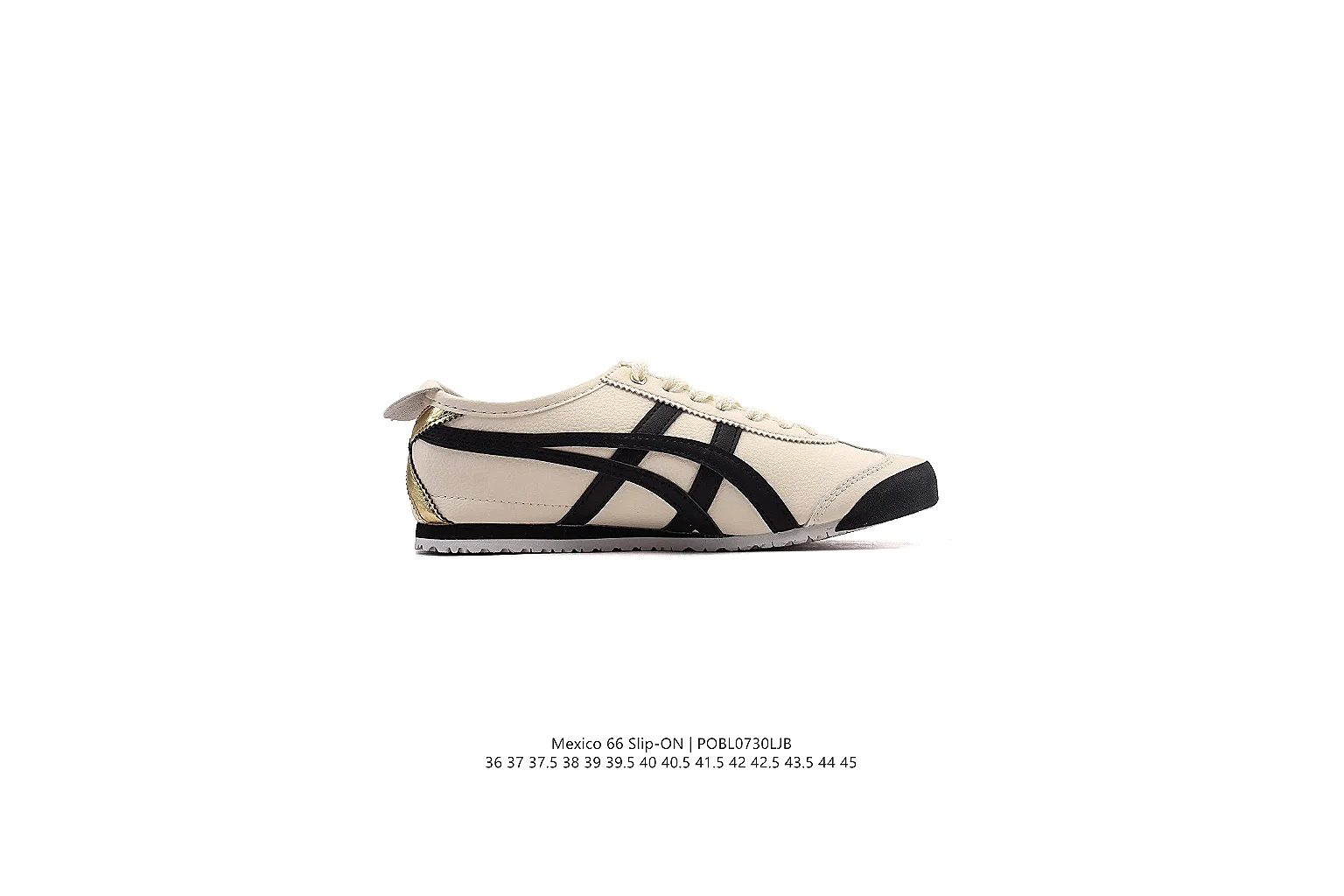 kakosheetbase.com Onitsuka Tiger Cream Black Mexico 66 1200 Cream Black low-top product image thumbnail 2