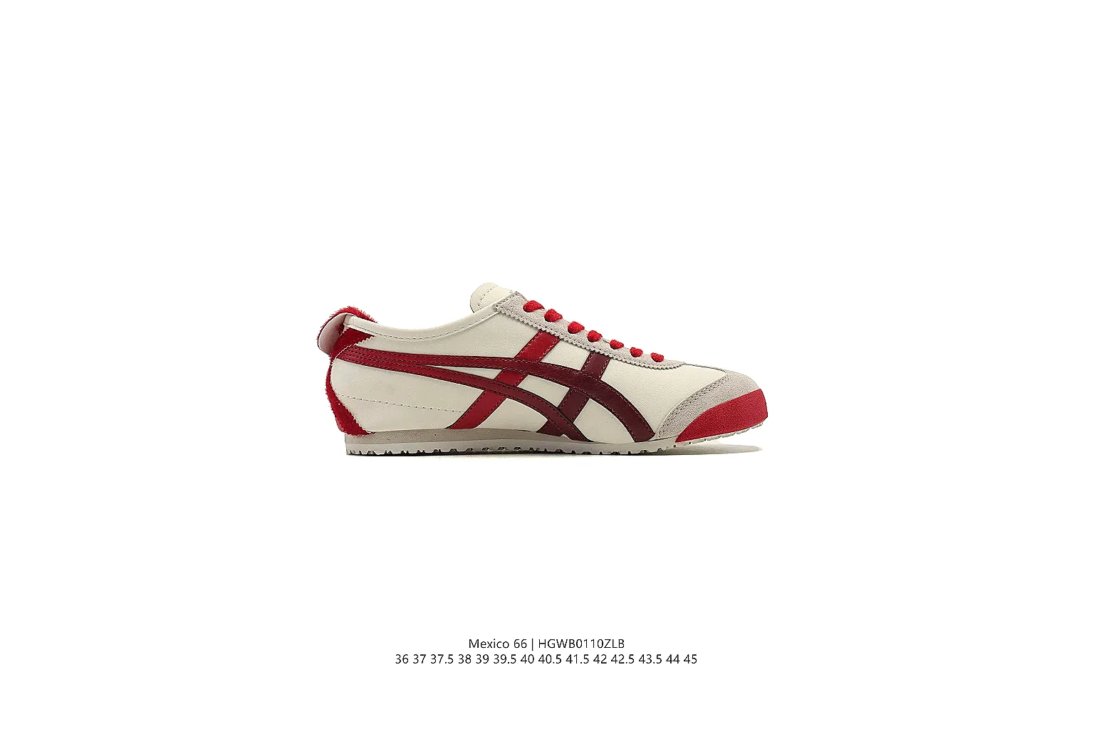 kakosheetbase.com Onitsuka Tiger White Red Mexico 66 0952 White Red low-top product image thumbnail 2