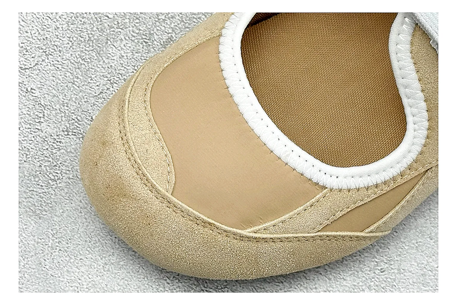 Onitsuka Tiger Mexico 66 Beige Mary Jane spreadsheet record photo showing beige low sneaker body, slim Mary Jane strap, Onitsuka side stripes, and flat retro sole thumbnail 5
