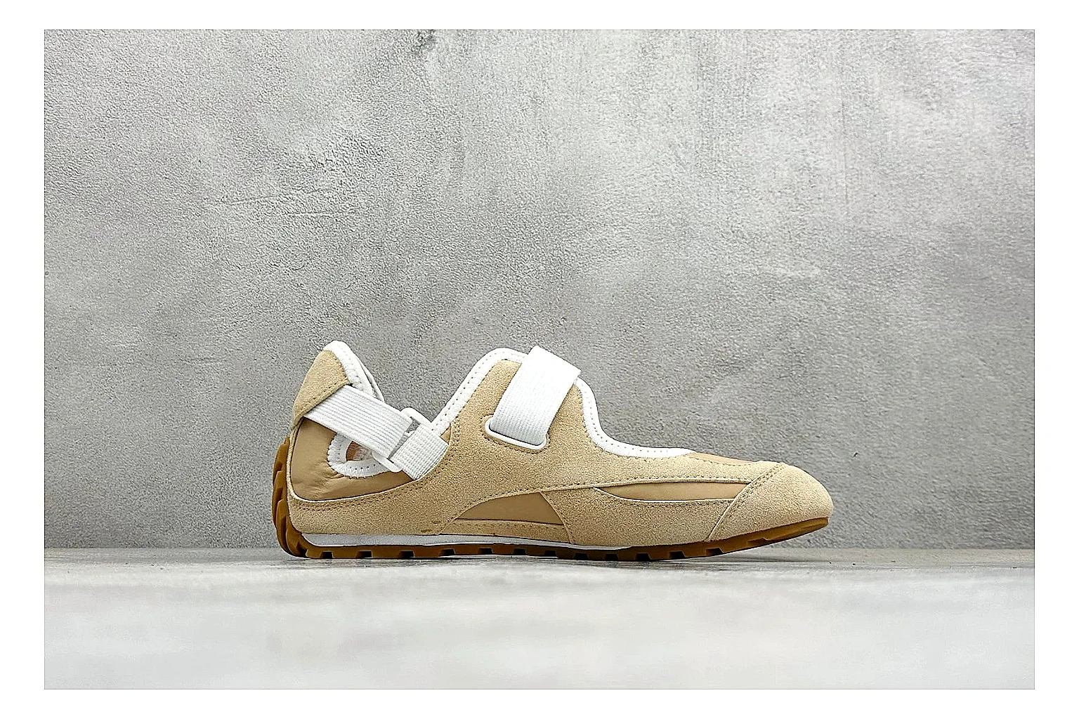 Onitsuka Tiger Mexico 66 Beige Mary Jane spreadsheet record photo showing beige low sneaker body, slim Mary Jane strap, Onitsuka side stripes, and flat retro sole thumbnail 6