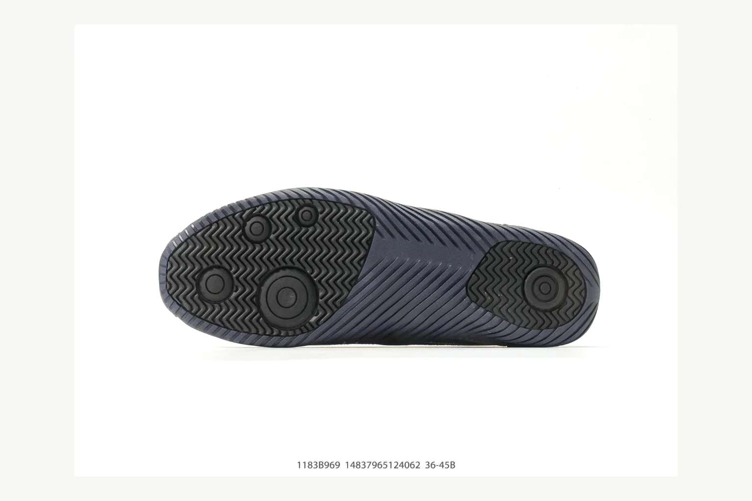 Onitsuka Tiger Navy Low Sneaker Sheetbase record image with navy retro stripe low-top with mixed-material upper and low-profile shape thumbnail 3