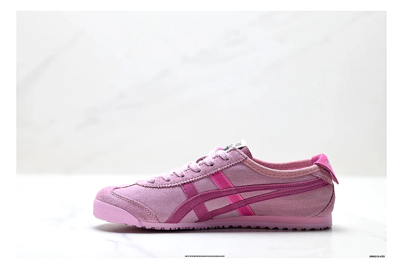 Onitsuka Tiger PATOU Pink Sneaker Sheetbase record image with pink patou collaboration low-top with mixed-material upper and low-profile shape thumbnail 2