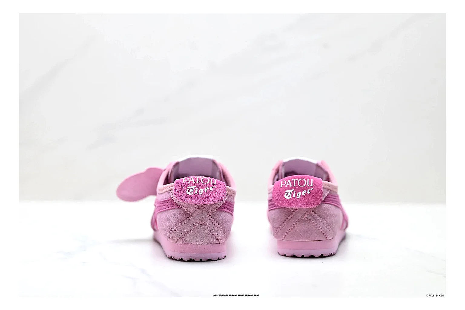 Onitsuka Tiger PATOU Pink Sneaker Sheetbase record image with pink patou collaboration low-top with mixed-material upper and low-profile shape thumbnail 5