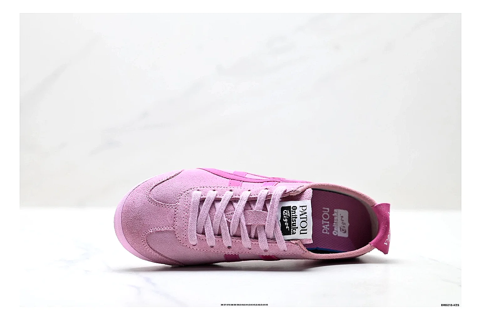 Onitsuka Tiger PATOU Pink Sneaker Sheetbase record image with pink patou collaboration low-top with mixed-material upper and low-profile shape thumbnail 6