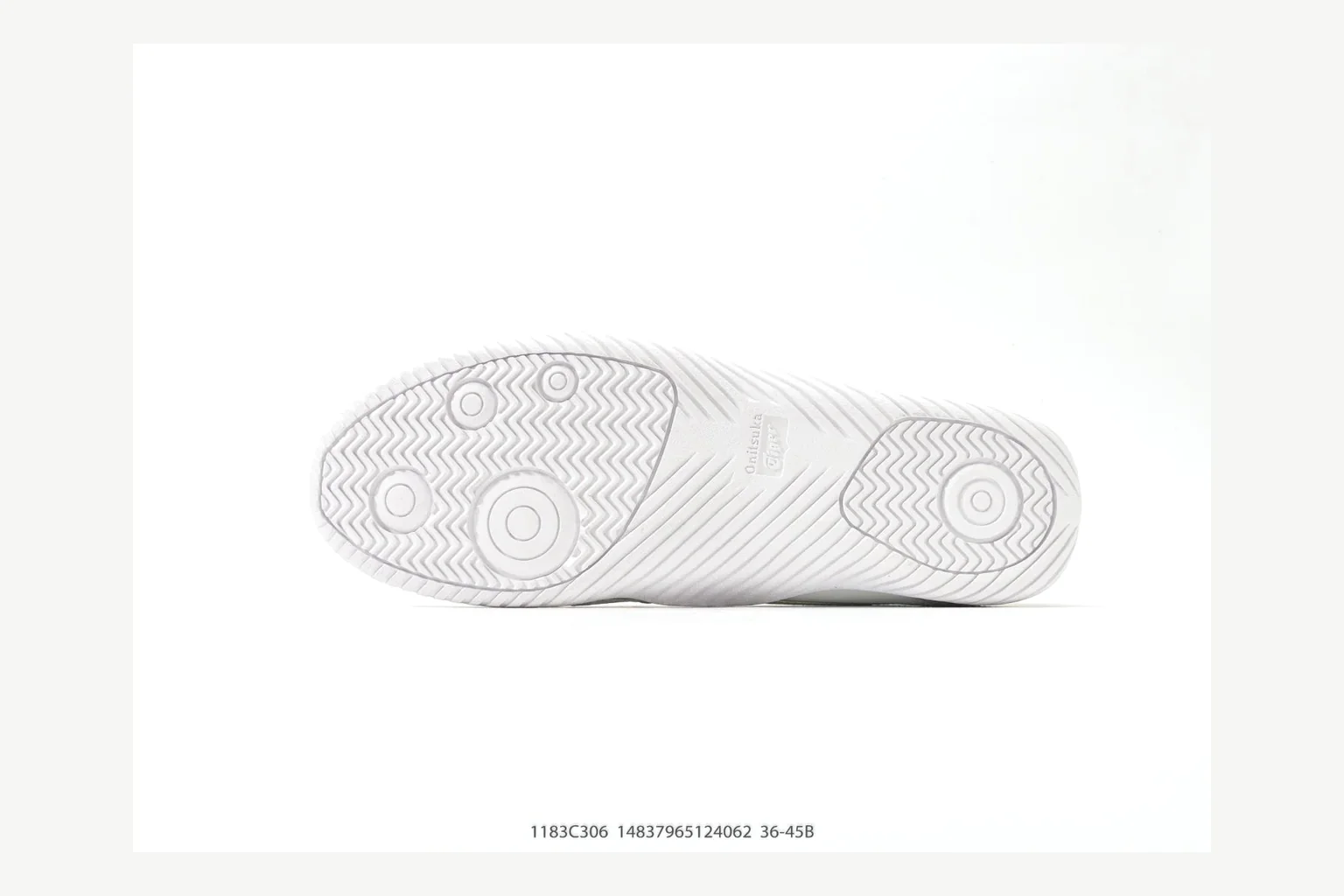 Onitsuka Tiger White Cream Sneaker Sheetbase record image with white cream retro stripe low-top with mixed-material upper and low-profile shape thumbnail 3