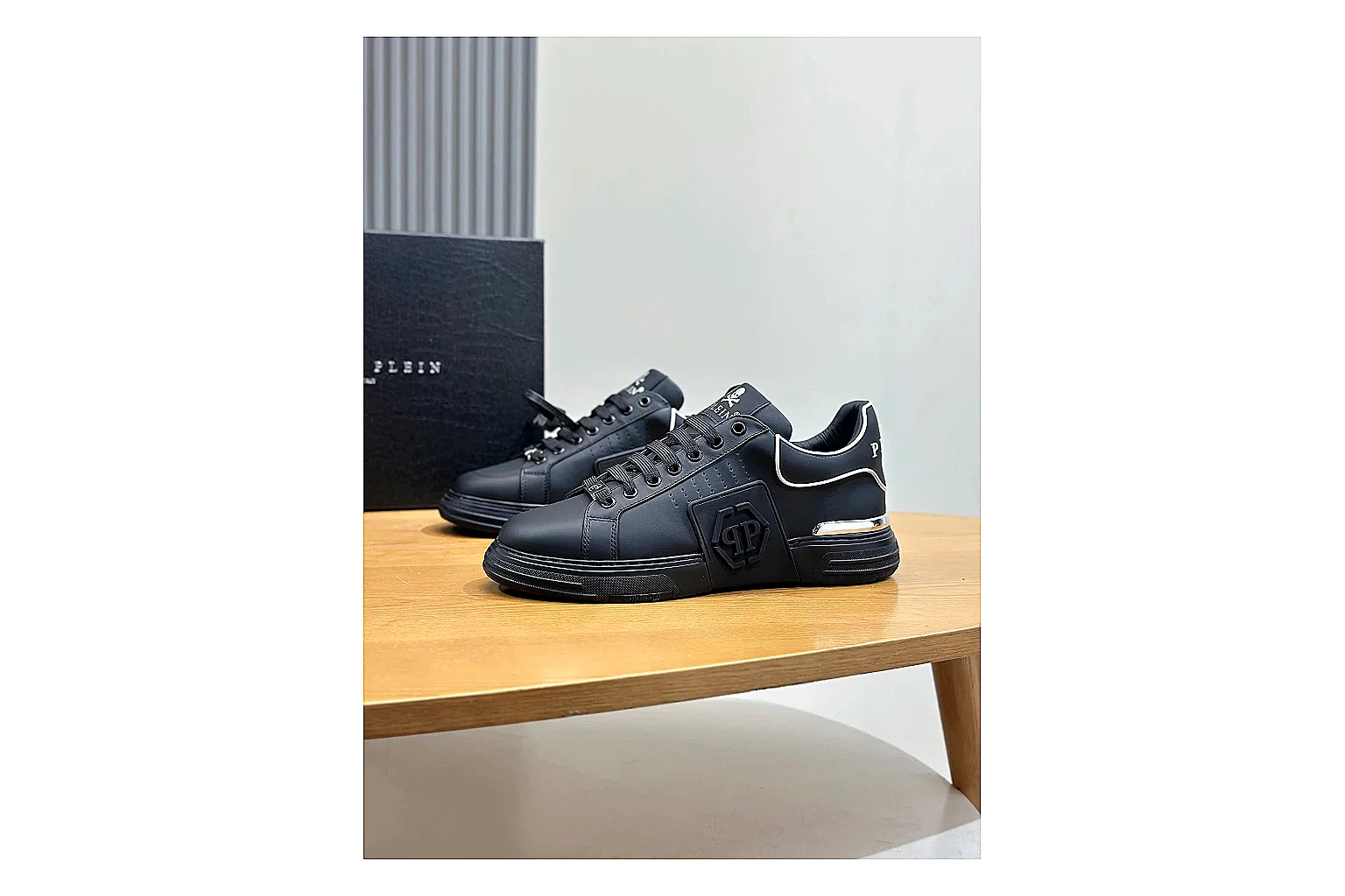 Other black leather sneaker Black 6102 spreadsheet record note six-photo gallery thumbnail 5
