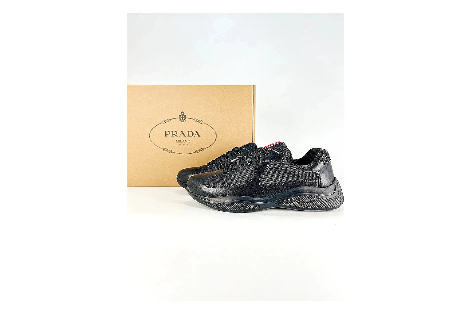 Black Runner Black Sneaker spreadsheet record photo showing black mesh runner upper, tonal overlays, modern running shape, and dark cushioned sole