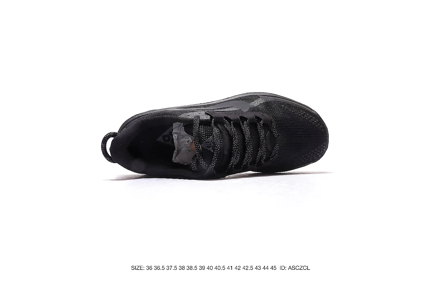 Other black runner Black 8655 spreadsheet record note six-photo gallery thumbnail 4