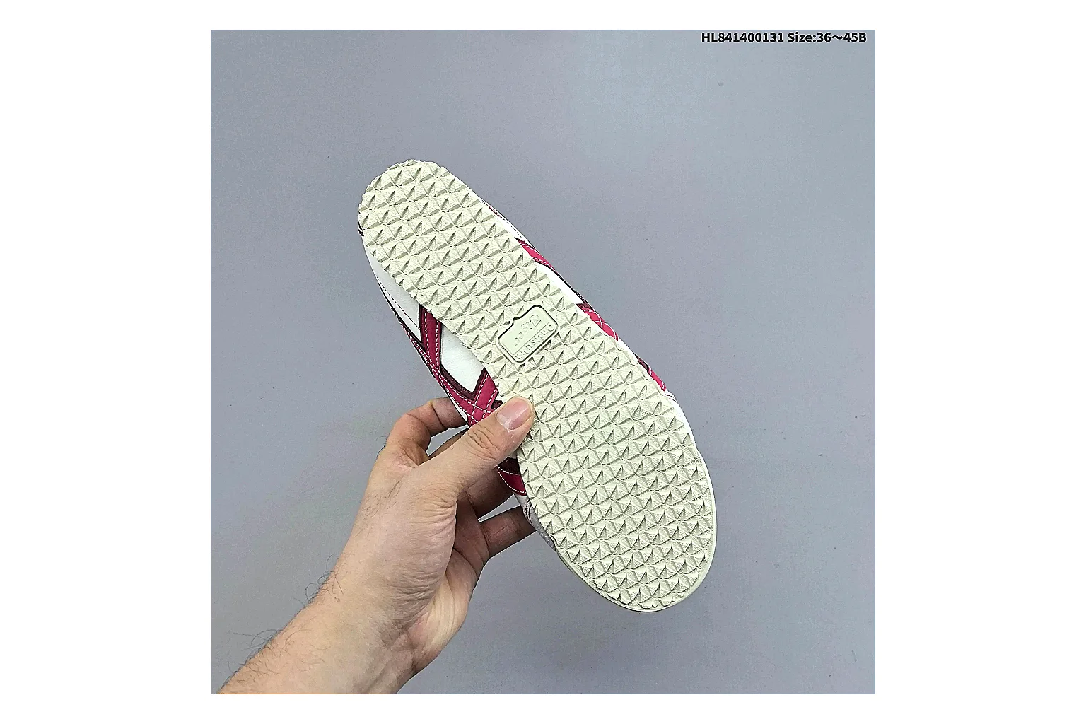 Casual Low-Top Sneaker 0789 Sheetbase record image with red casual low-top with mixed-material upper and low-profile shape thumbnail 3