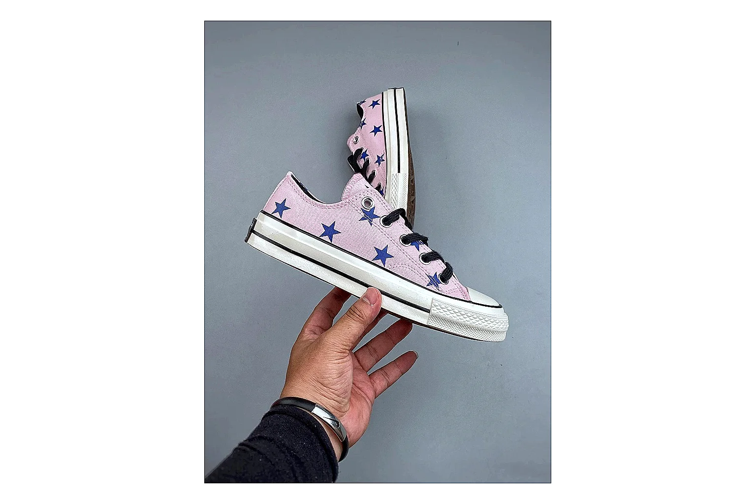 Casual Low-Top Sneaker 5258 Sheetbase record image with red casual low-top with mixed-material upper and low-profile shape thumbnail 3