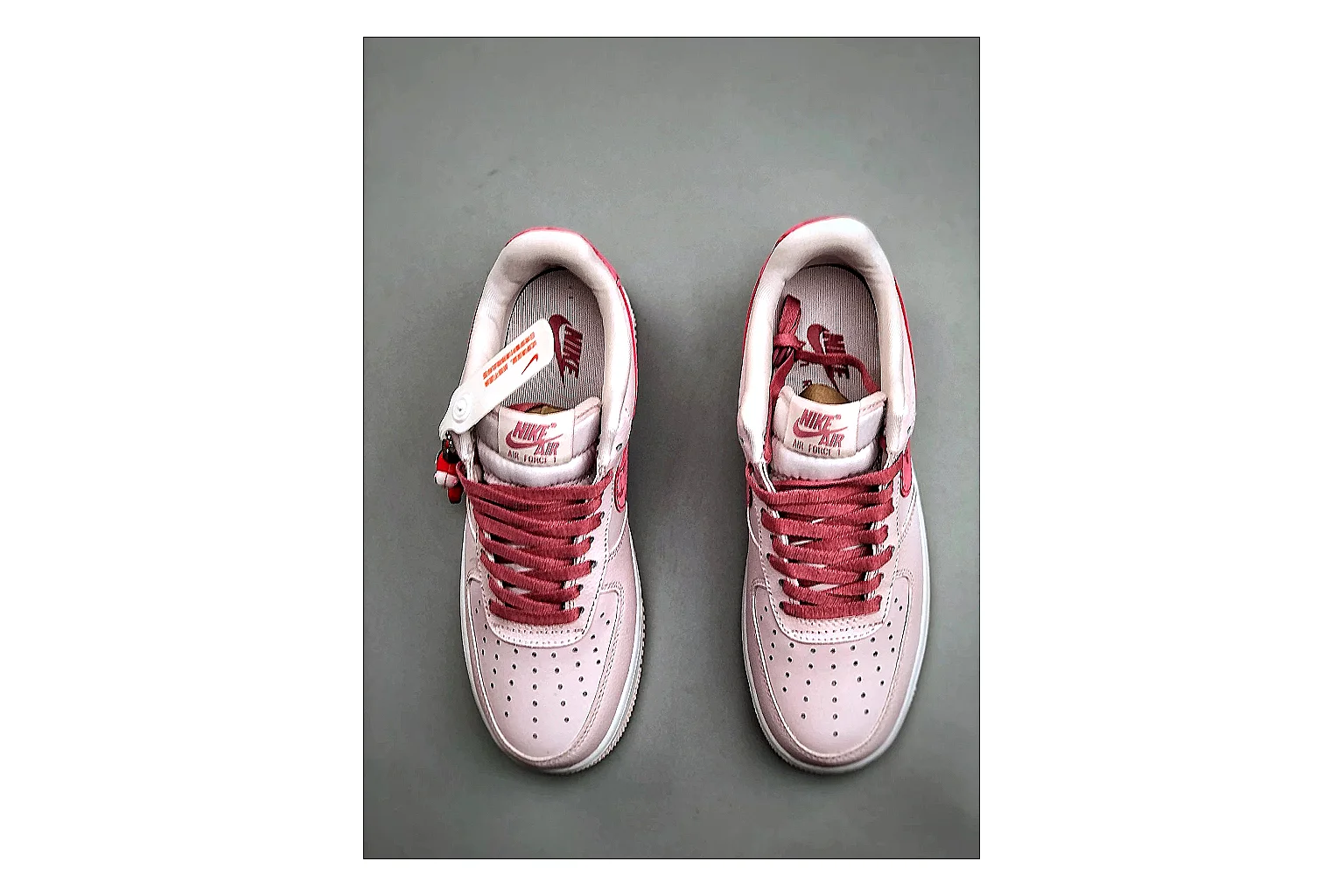 Casual Low-Top Sneaker 6726 Sheetbase record image with red casual low-top with mixed-material upper and low-profile shape thumbnail 5