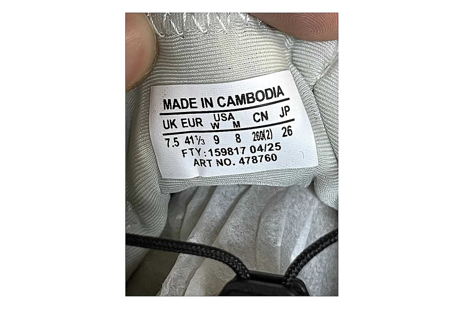 Casual Low-Top Sneaker 9459 spreadsheet record image SKU 1095509459 thumbnail 4