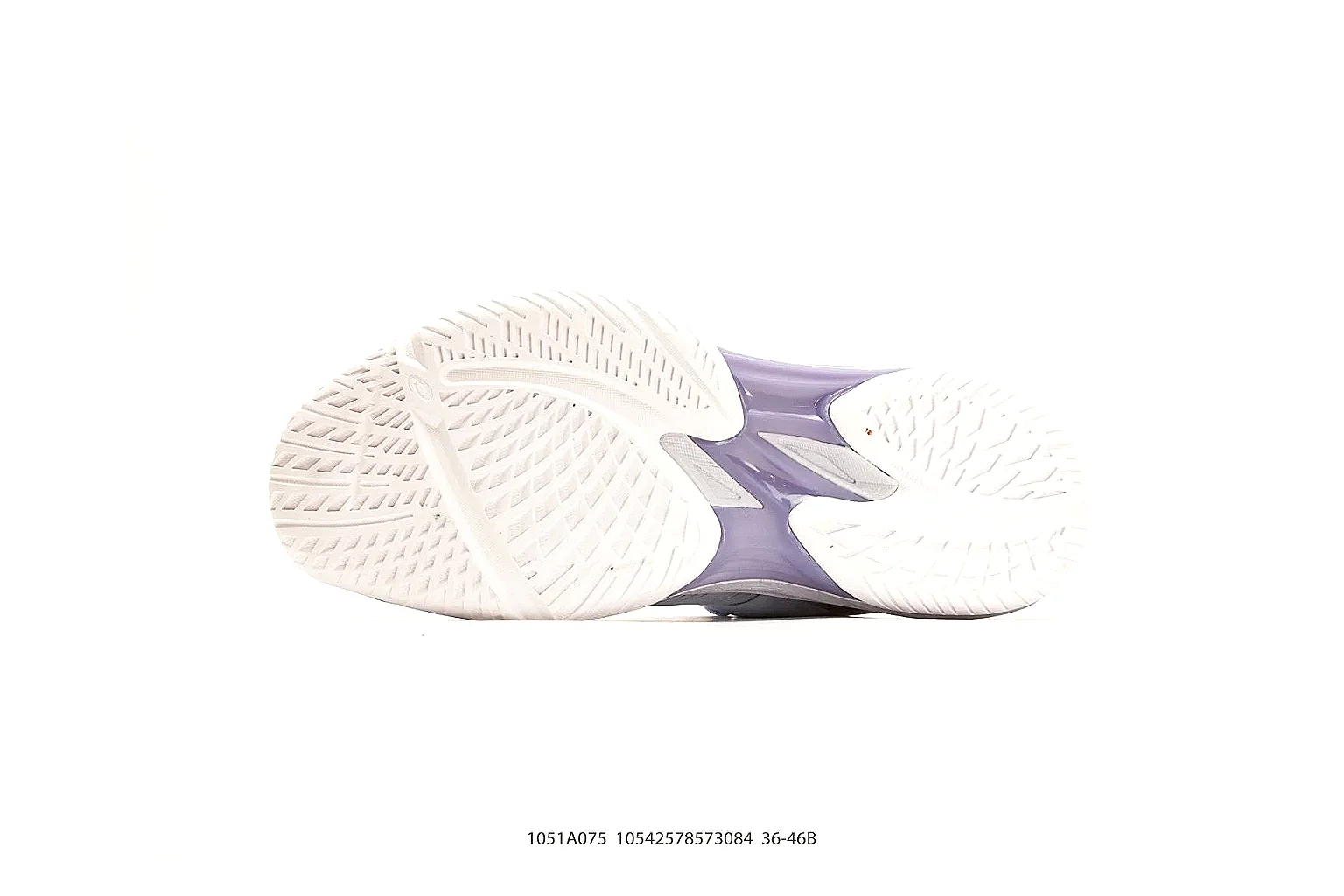 Court Runner White Purple Sneaker spreadsheet record photo showing white mesh-leather runner upper, purple accent panels, court-runner shape, and cushioned sole thumbnail 4