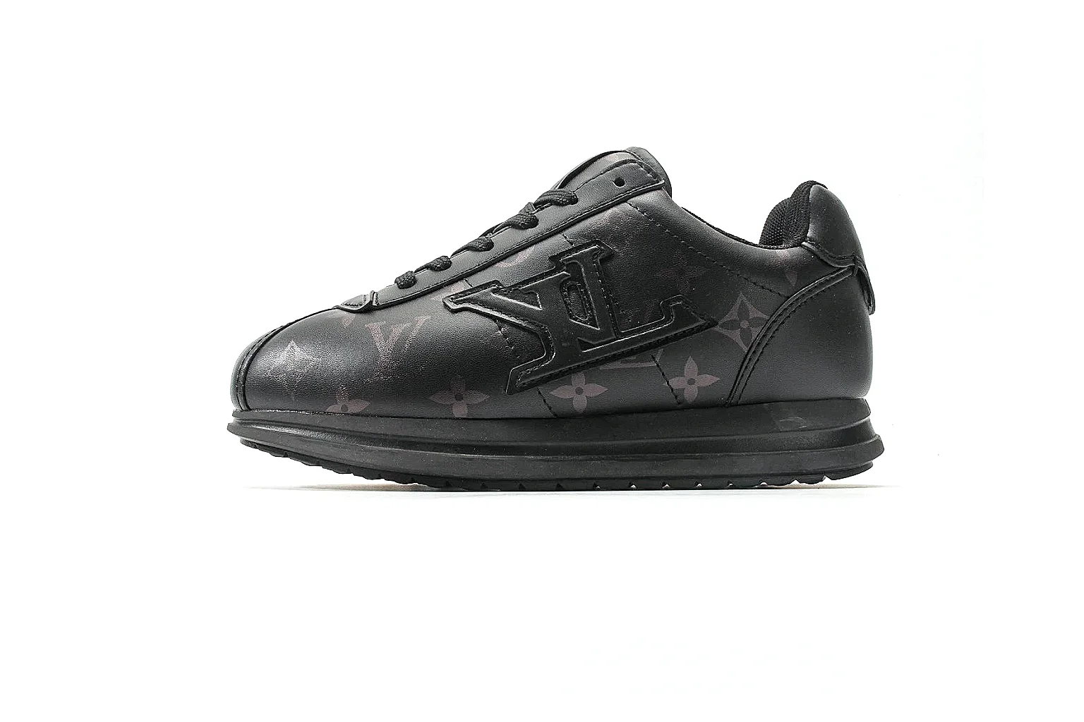 Other leather trainer Black 8346 spreadsheet record note six-photo gallery thumbnail 2