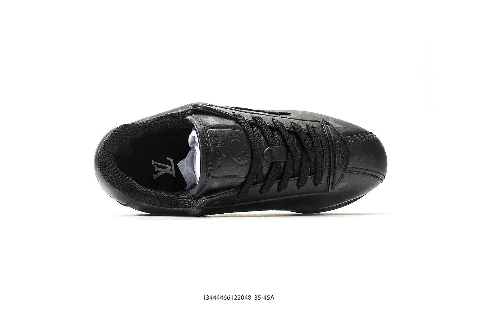 Other leather trainer Black 8346 spreadsheet record note six-photo gallery thumbnail 3
