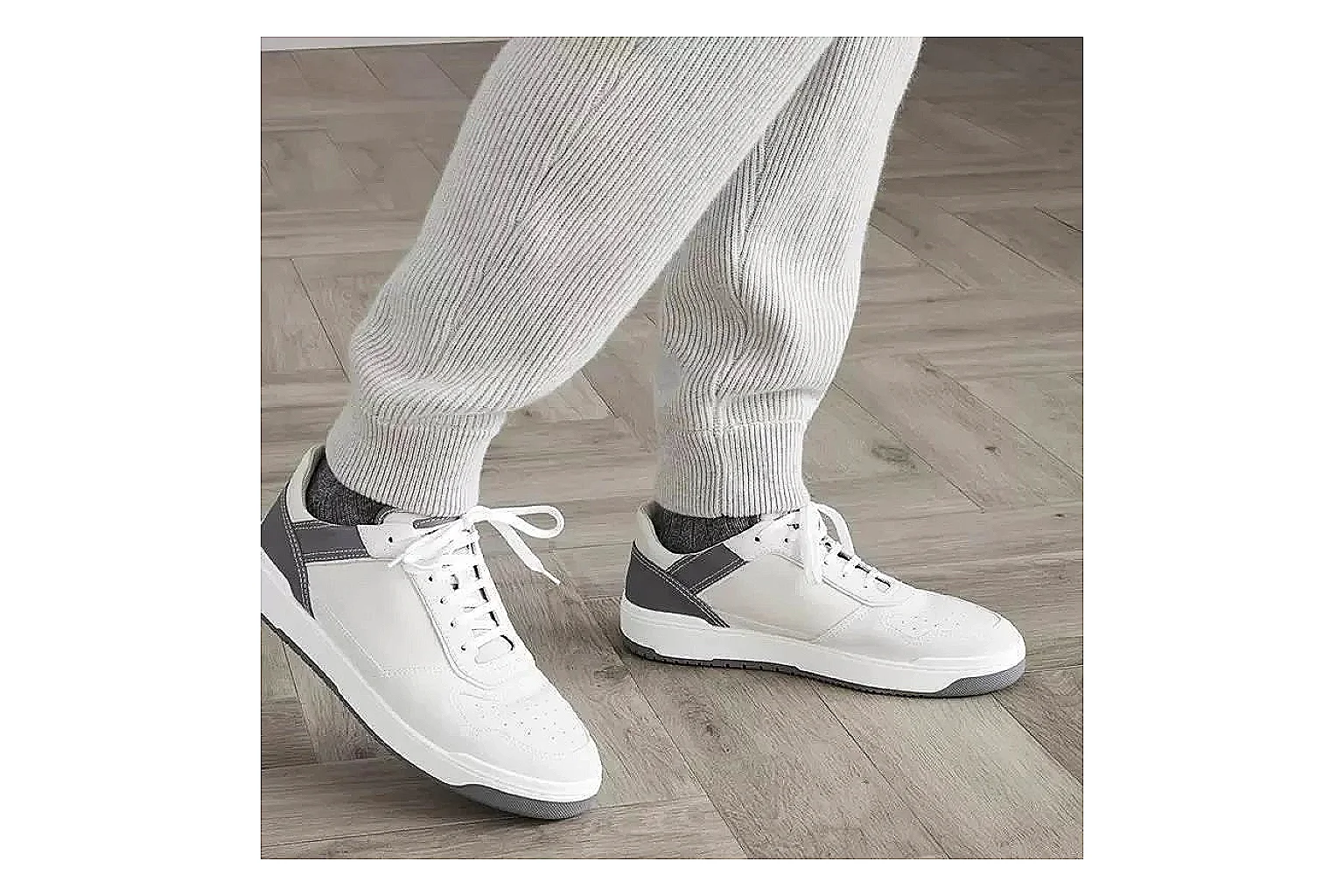 Other minimal low-top White Gray 5766 spreadsheet record six-photo gallery thumbnail 5