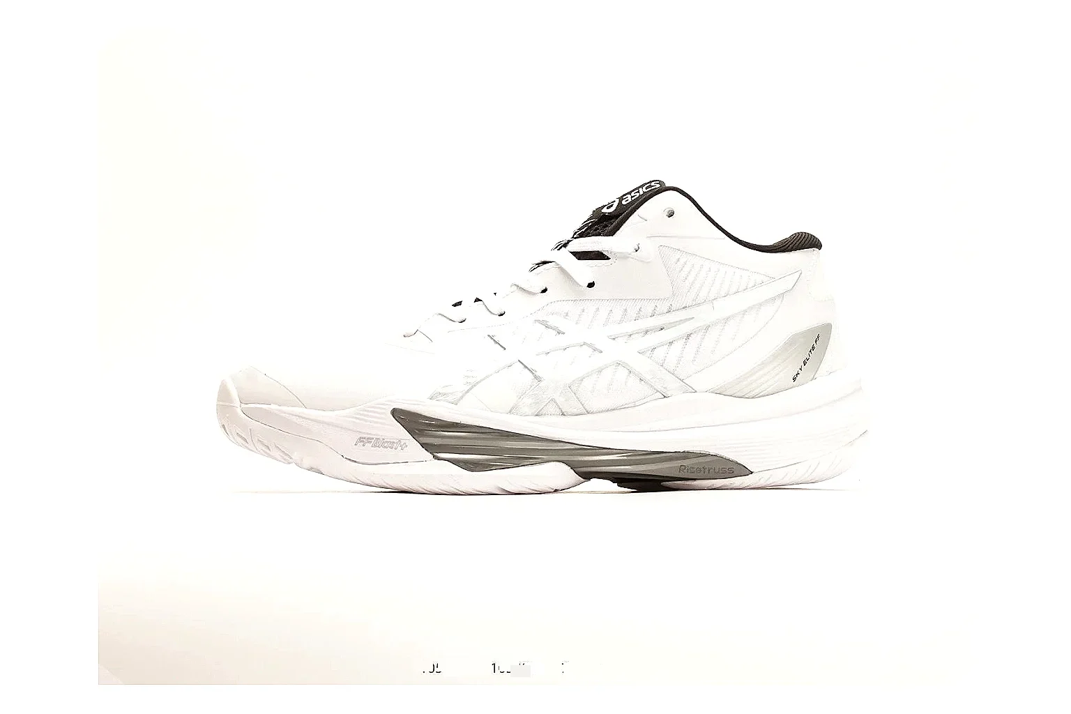 Training Runner White Black Sneaker spreadsheet record photo showing white black synthetic upper, training-runner shape, layered support panels, and everyday performance sole