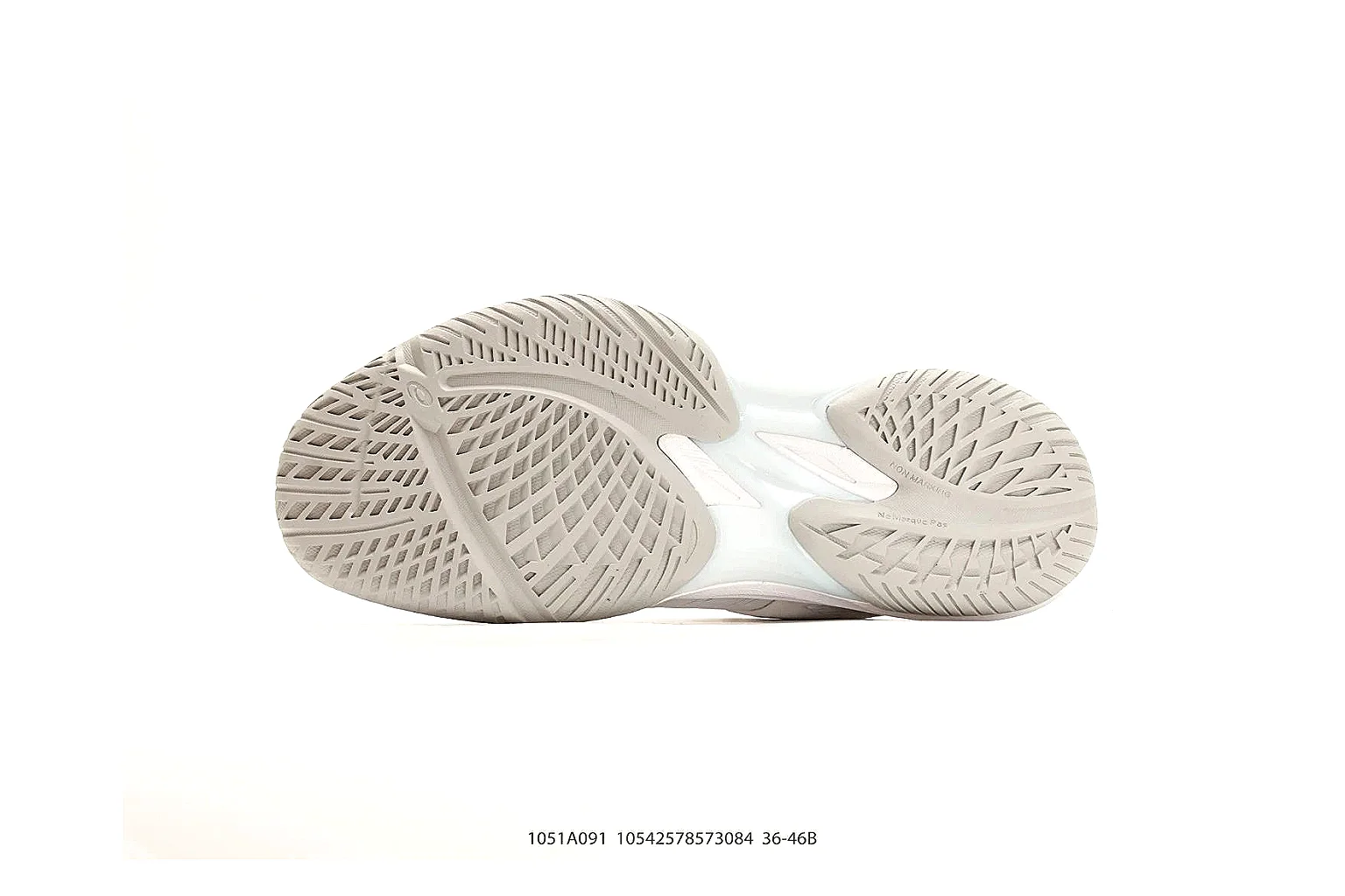 Training Runner White Black Sneaker spreadsheet record photo showing white black synthetic runner upper, layered support panels, training silhouette, and practical performance sole