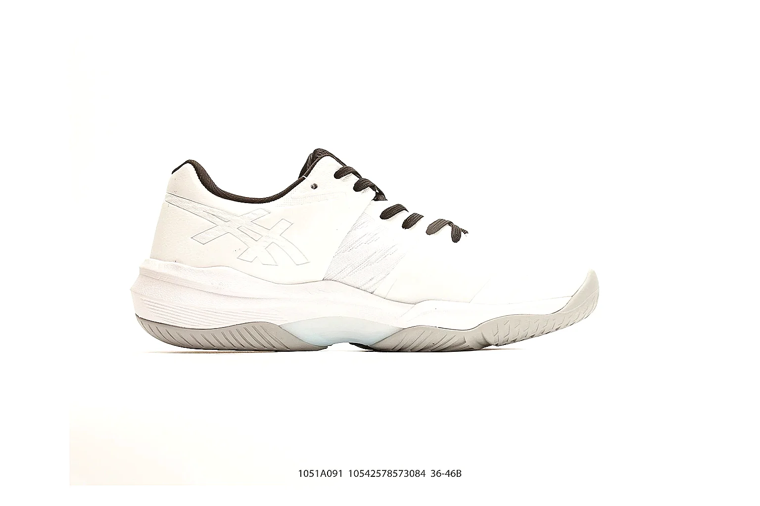 Training Runner White Black Sneaker spreadsheet record photo showing white black synthetic runner upper, layered support panels, training silhouette, and practical performance sole thumbnail 6