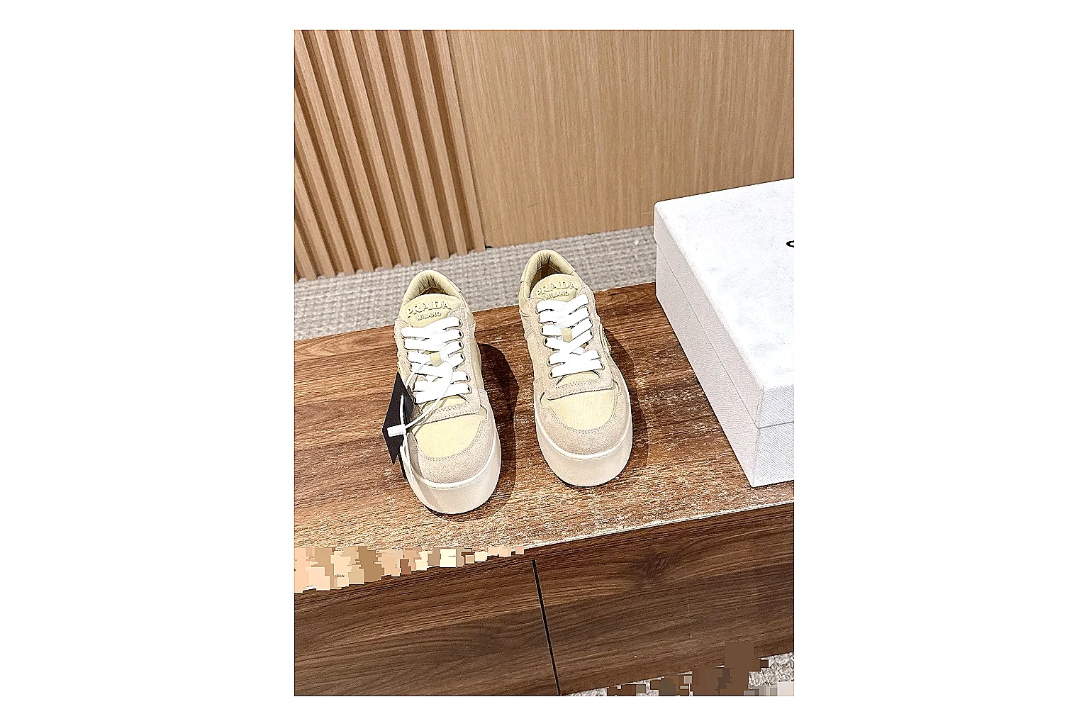 kakosheetbase.com Cream Beige Platform Low 8823 Cream Beige low-top product image