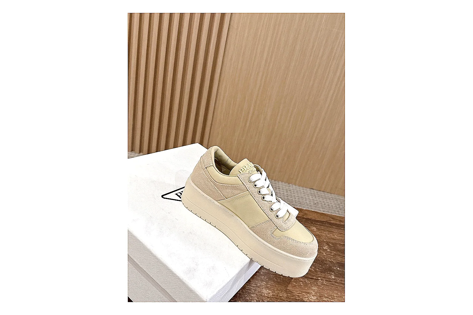 kakosheetbase.com Cream Beige Platform Low 8823 Cream Beige low-top product image thumbnail 2