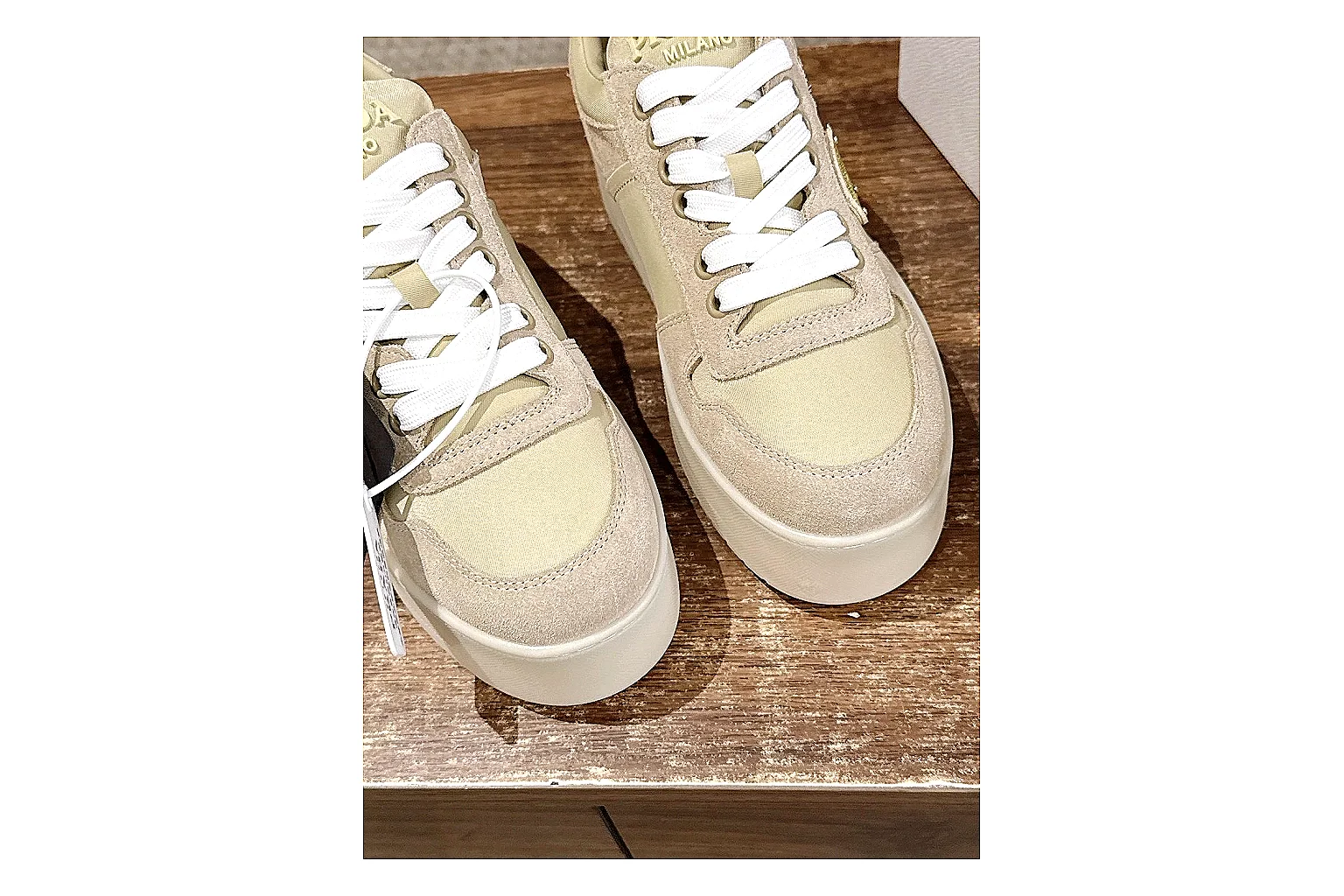 kakosheetbase.com Cream Beige Platform Low 8823 Cream Beige low-top product image thumbnail 5