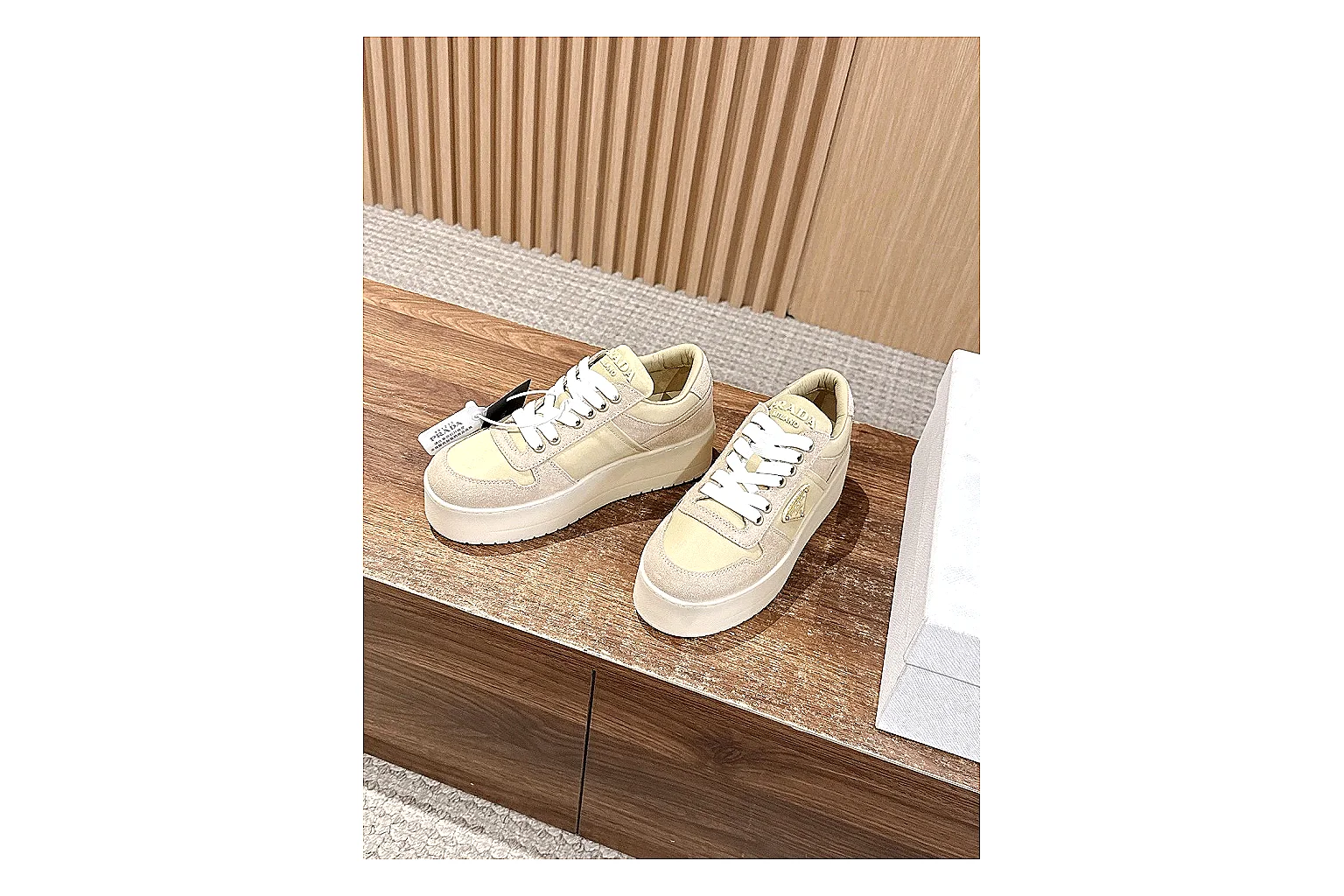 kakosheetbase.com Cream Beige Platform Low 8823 Cream Beige low-top product image thumbnail 6