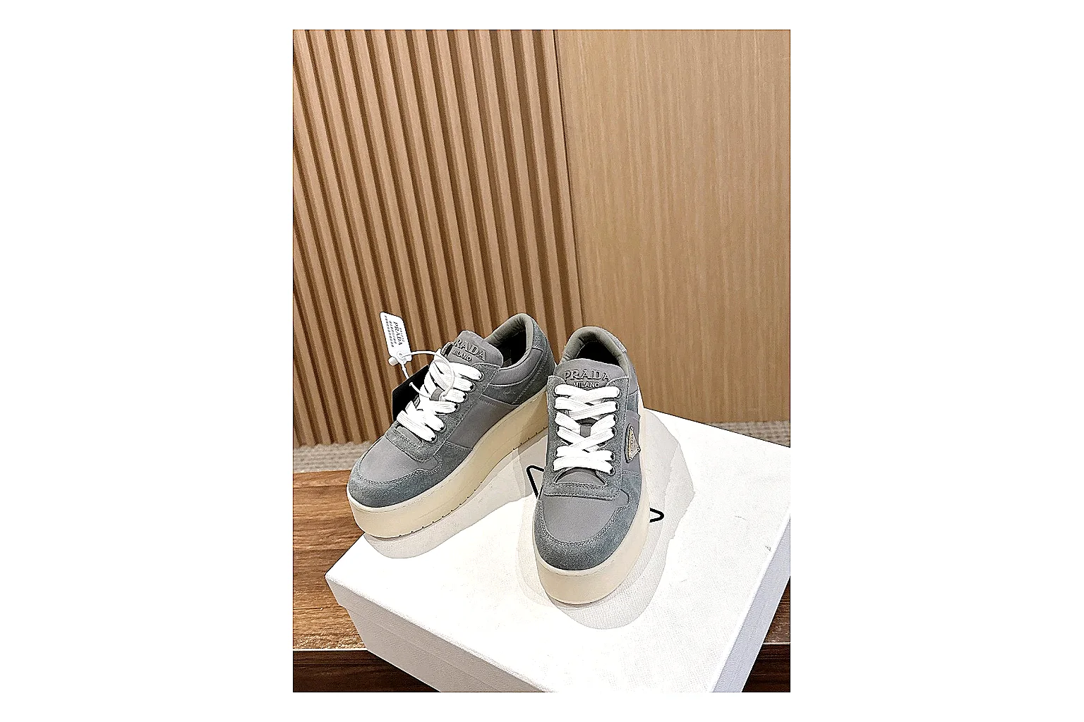 kakosheetbase.com Grey Platform Low 8764 Grey low-top product image thumbnail 3