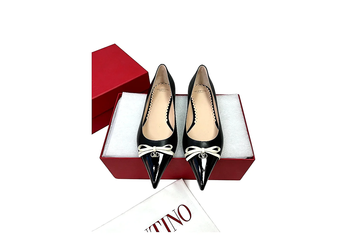 kakosheetbase.com Ivory Black Pointed Slingback Slingback spreadsheet record six-photo gallery thumbnail 3
