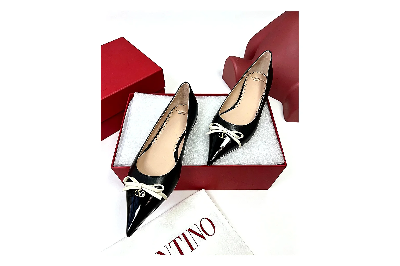 kakosheetbase.com Ivory Black Pointed Slingback Slingback spreadsheet record six-photo gallery thumbnail 4