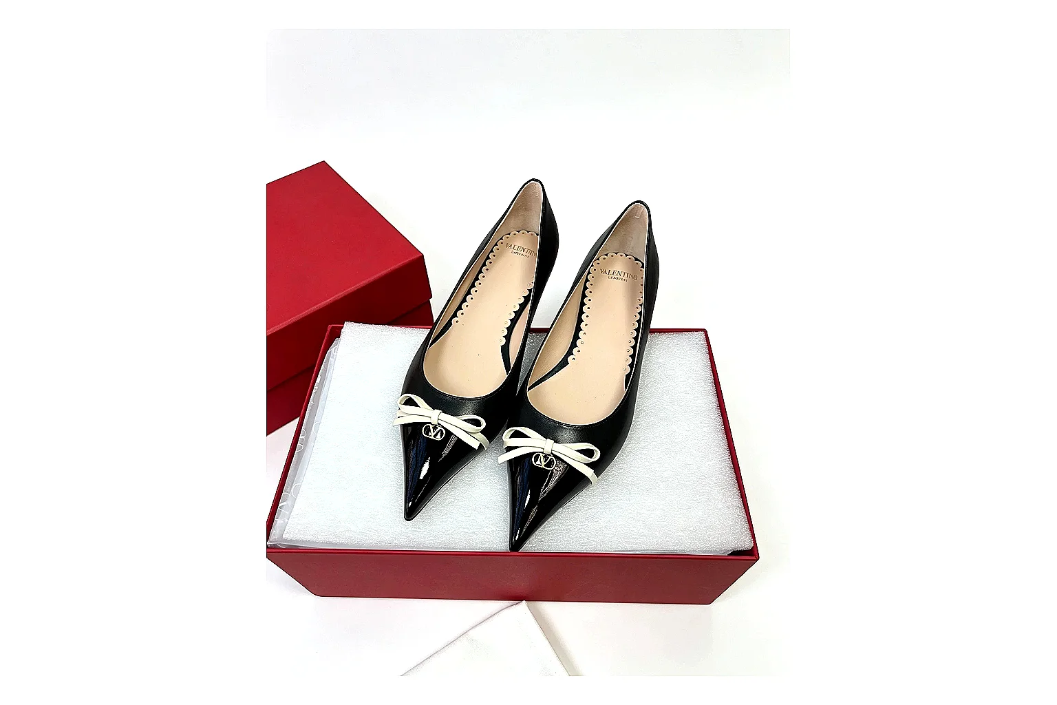 kakosheetbase.com Ivory Black Pointed Slingback Slingback spreadsheet record six-photo gallery thumbnail 6