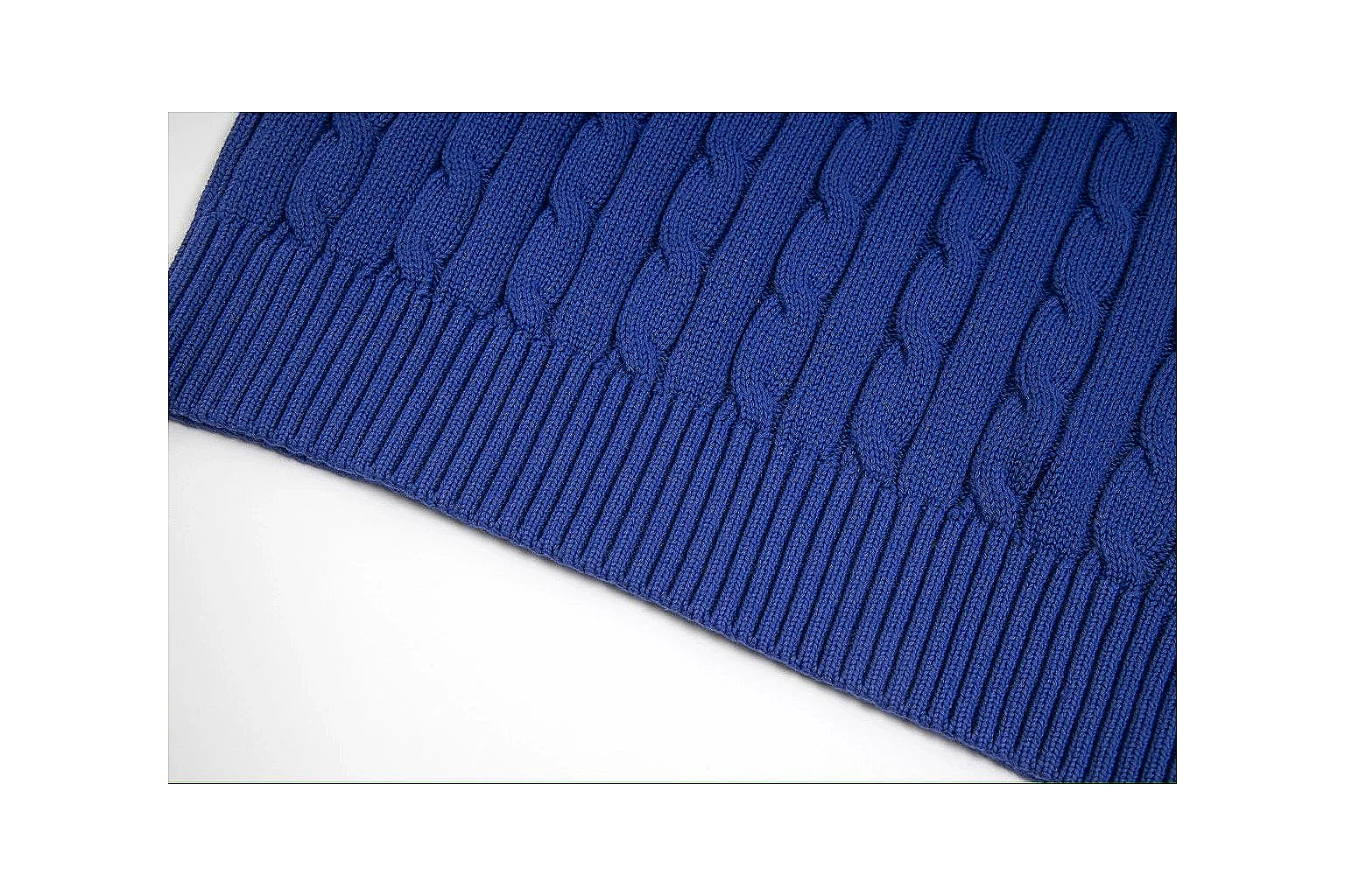 kakosheetbase.com Polo Ralph Lauren Blue Cable Knit Polo 0674 Blue short-sleeve-knit product image thumbnail 5