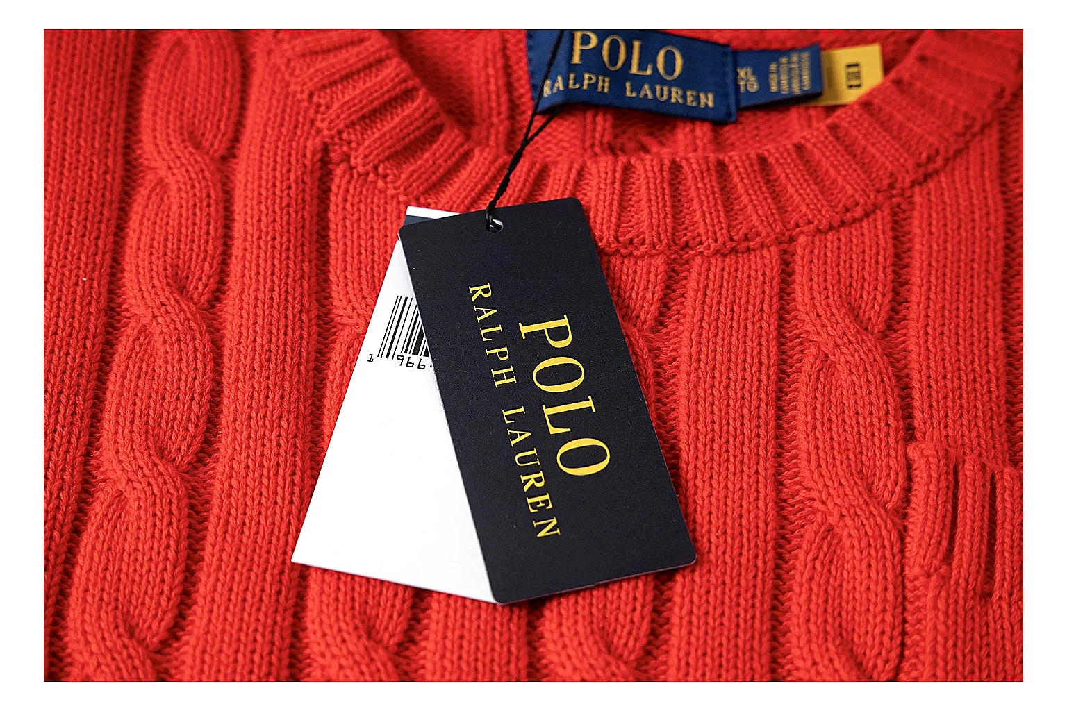 kakosheetbase.com Polo Ralph Lauren Bright Red Cable Knit Polo 0769 Bright Red short-sleeve-knit product image thumbnail 3