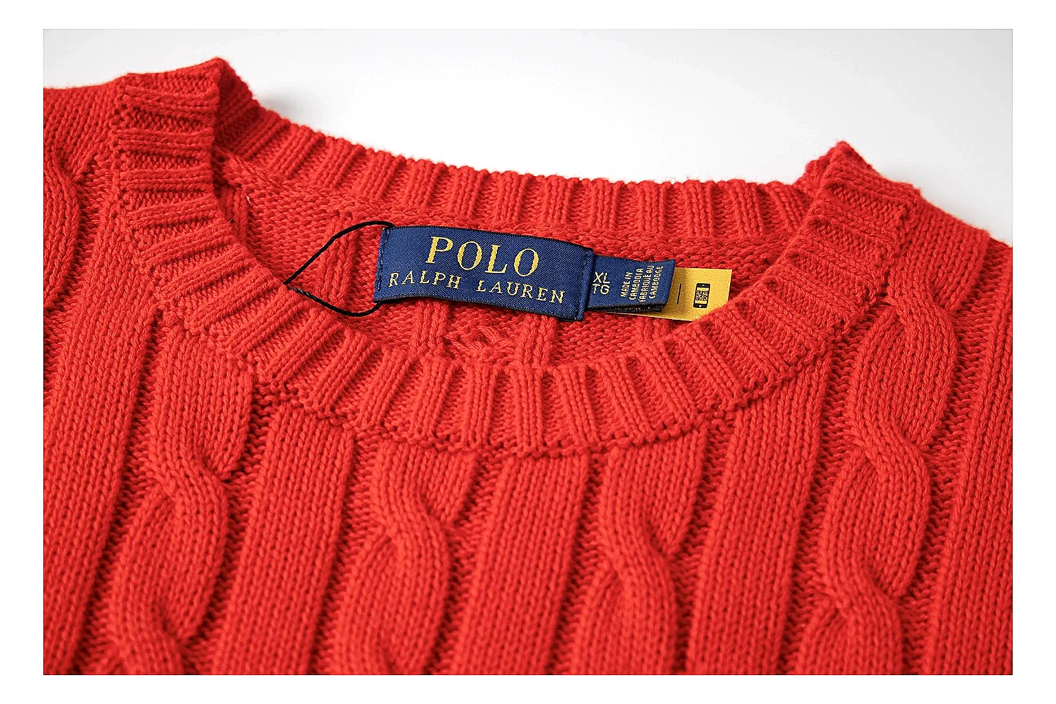 kakosheetbase.com Polo Ralph Lauren Bright Red Cable Knit Polo 0769 Bright Red short-sleeve-knit product image thumbnail 4