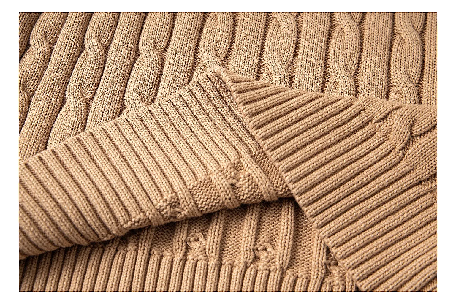 kakosheetbase.com Polo Ralph Lauren Camel Cable Knit Polo 0830 Camel short-sleeve-knit product image thumbnail 4