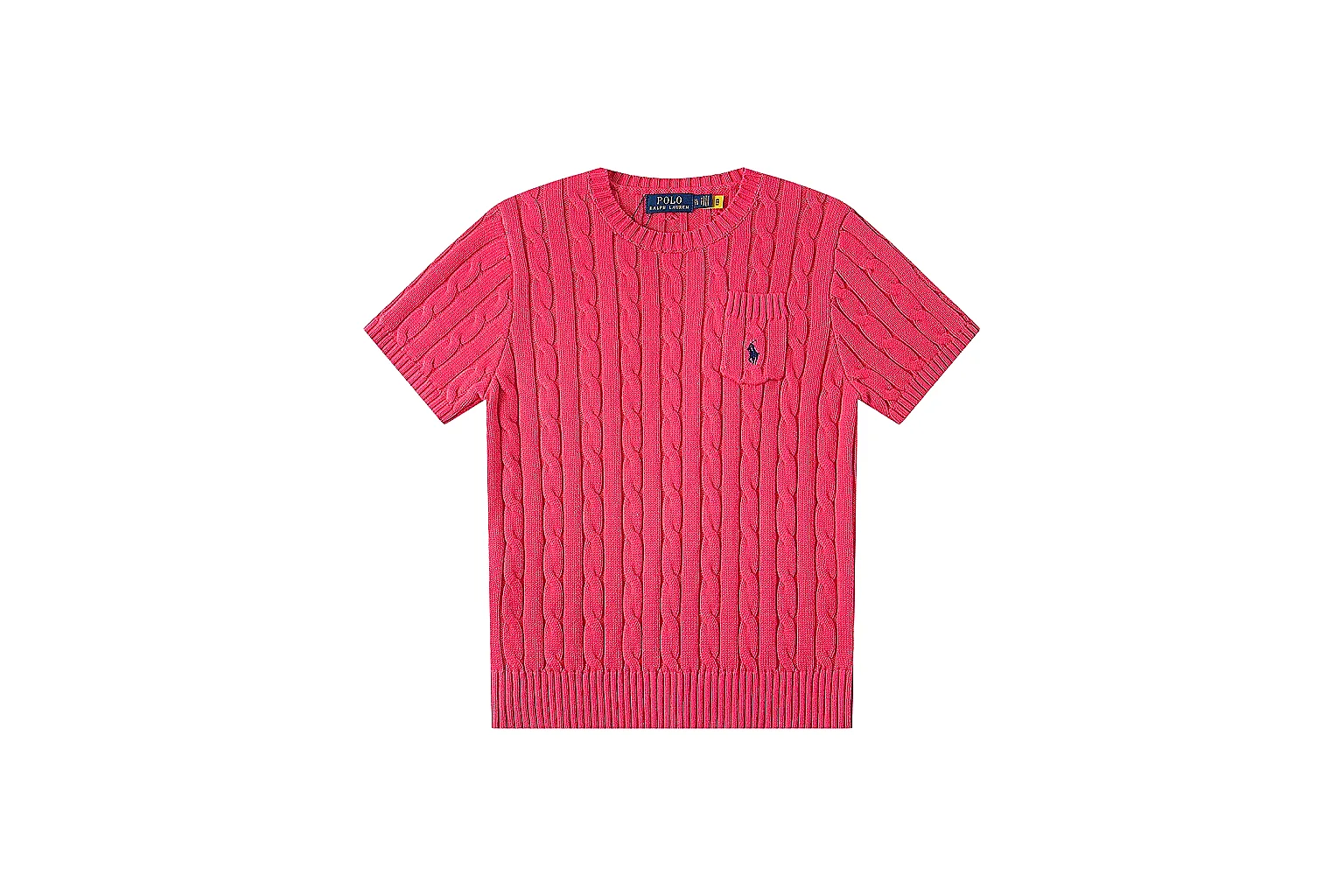 kakosheetbase.com Polo Ralph Lauren Coral Cable Knit Polo 0820 Coral short-sleeve-knit product image thumbnail 6