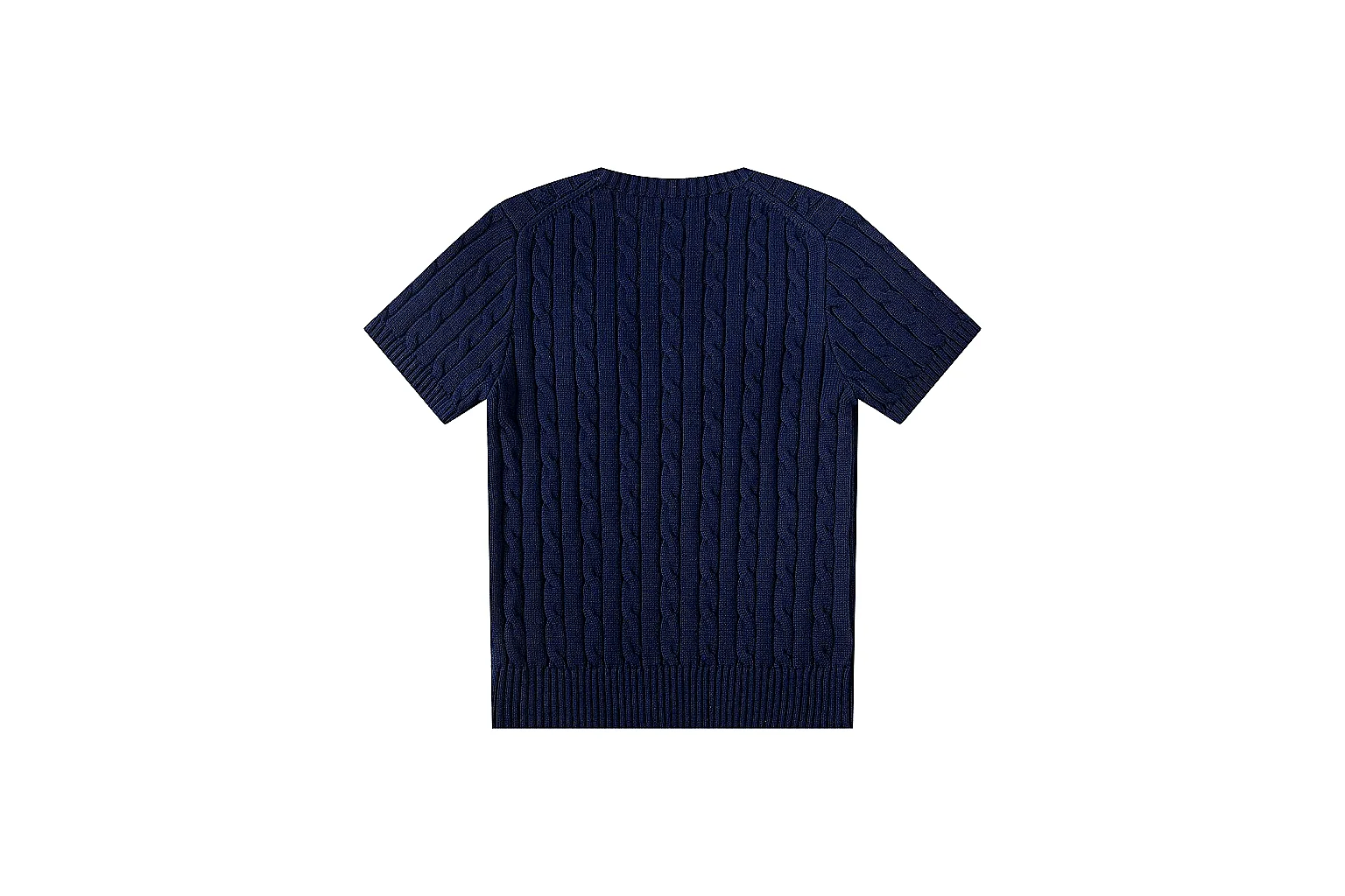 kakosheetbase.com Polo Ralph Lauren Deep Navy Cable Knit Polo 0889 Deep Navy short-sleeve-knit product image thumbnail 2