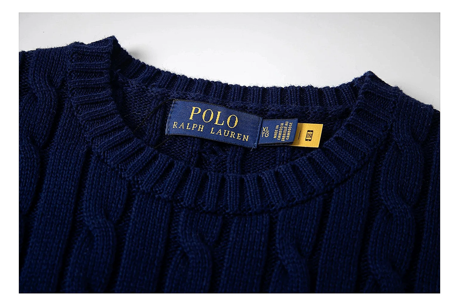 kakosheetbase.com Polo Ralph Lauren Deep Navy Cable Knit Polo 0889 Deep Navy short-sleeve-knit product image thumbnail 3